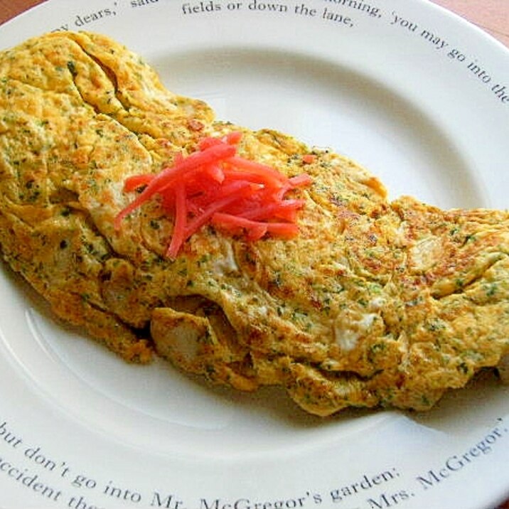 お魚食べてネ❤はんぺん入り卵焼き♪(味付けは塩麹)